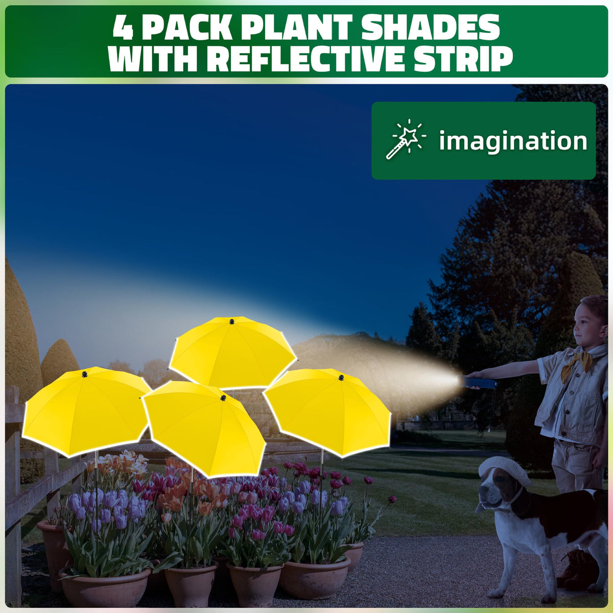 Value-packed four-pack for multiple pots and flexible placement.