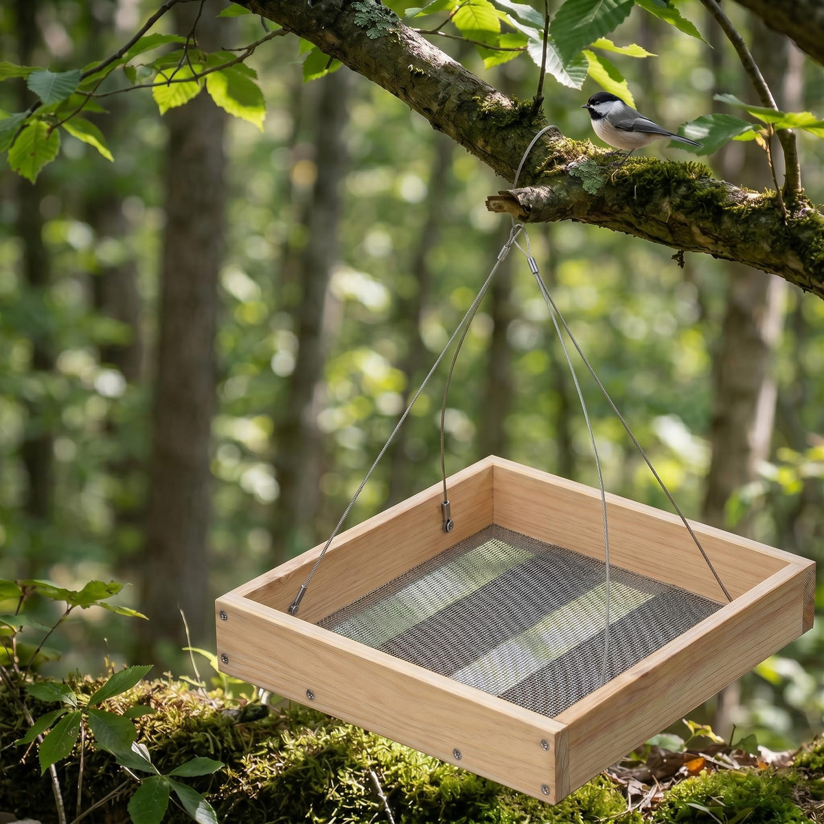nclongshengsheng easy-fill-clean design simplifies yard upkeep for bird lovers