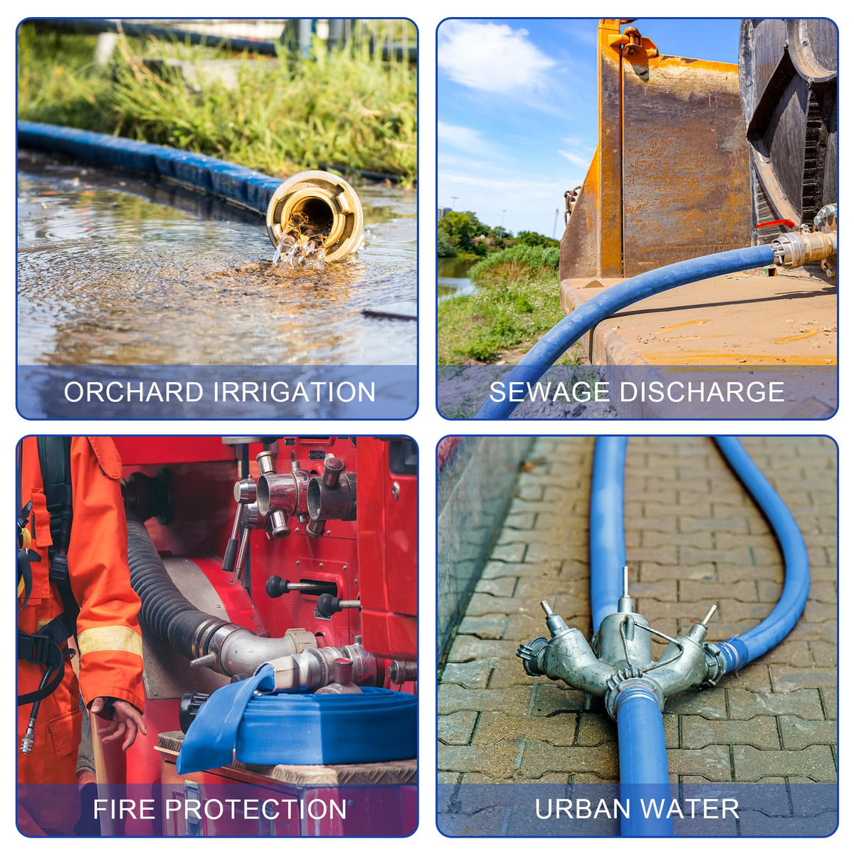 NEAGLORY high-output backwash hose suitable for pool drainage