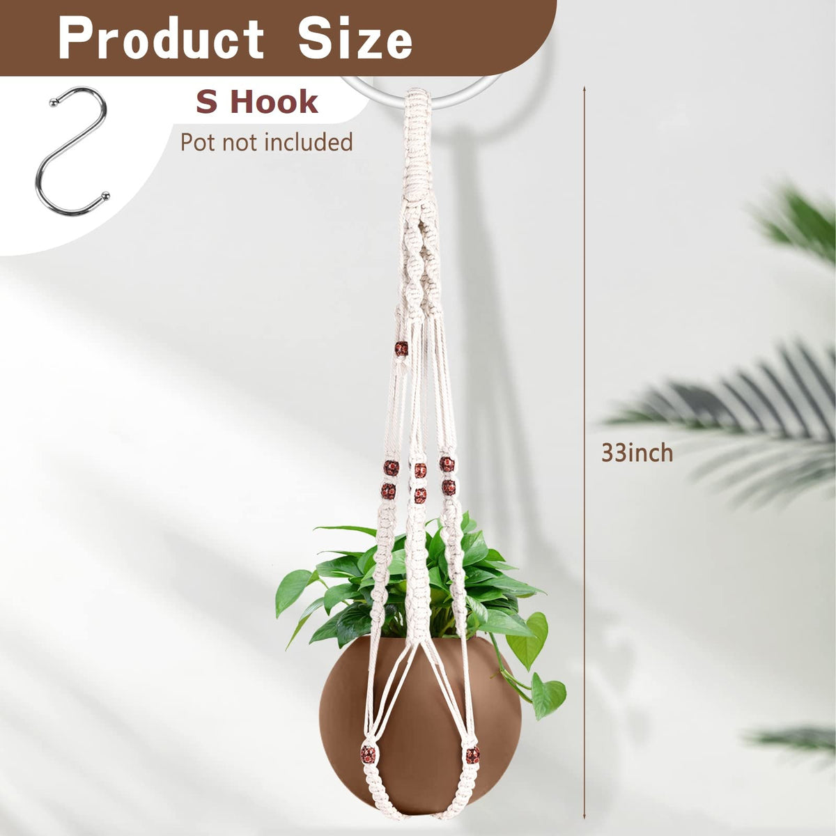 Necamocu easy installation for quick wall, balcony, or window hanging.