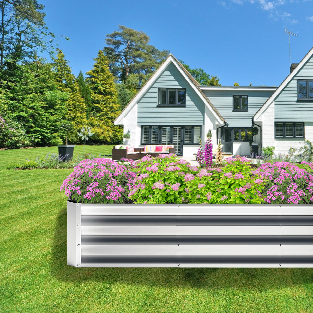 Nedenyou large 72x24x12 bed provides generous growing space