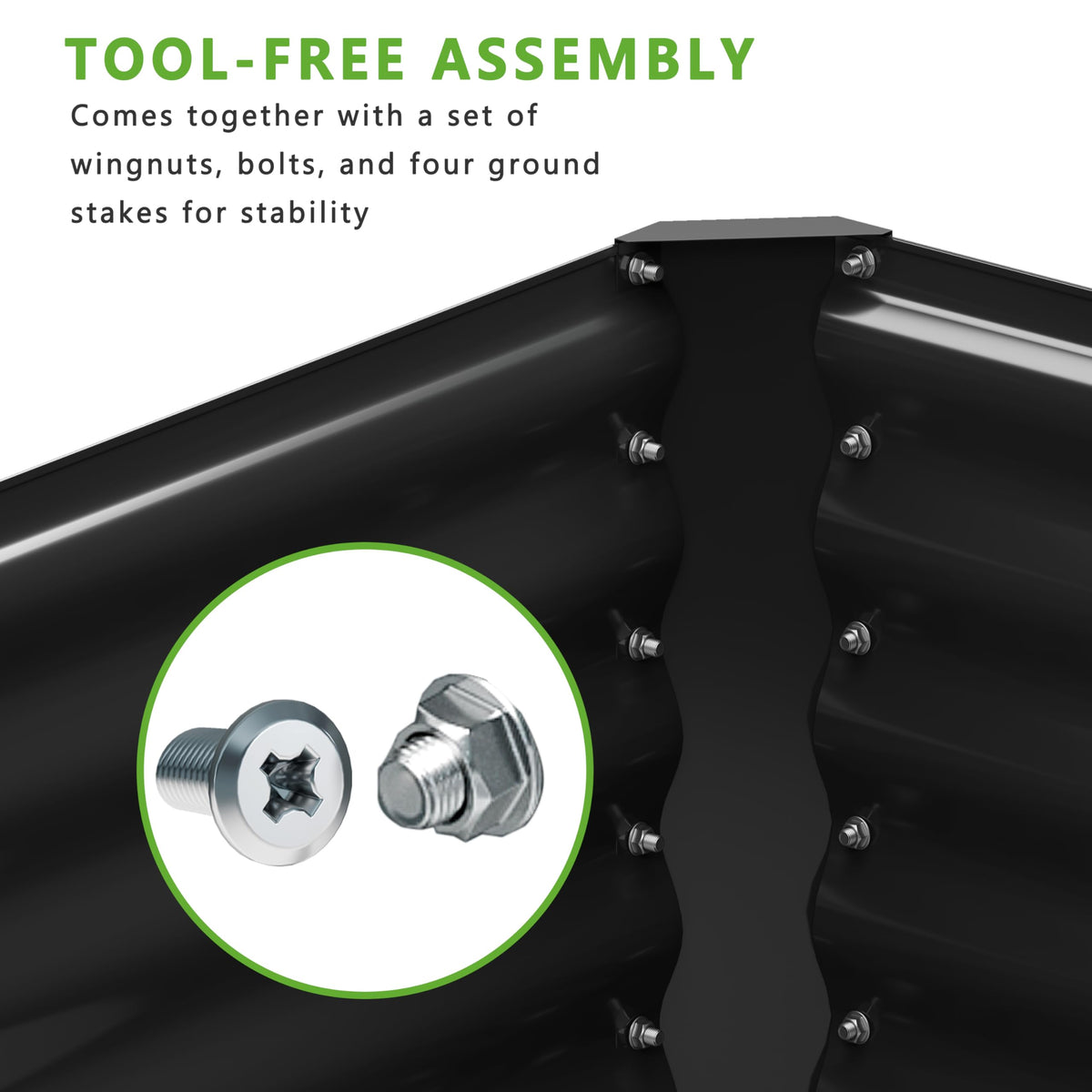 Nedenyou galvanized steel bed resists corrosion for lasting outdoor use