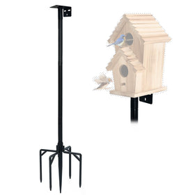 NEECONG 78-inch bird house pole base provides sturdy stability against wind