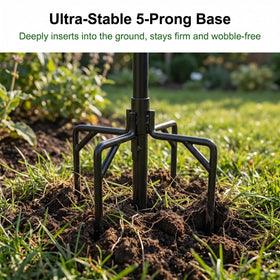 NEECONG adjustable-height pole sections allow versatile feeder positioning