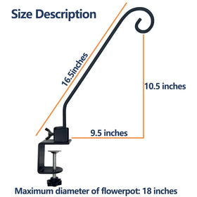 NEECONG easy clamp-on installation for decks up to 2.5 inches thick.
