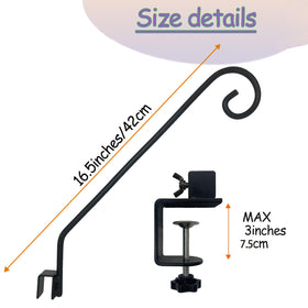 NEECONG heavy-duty rail clamp provides stable mounting on any railing.