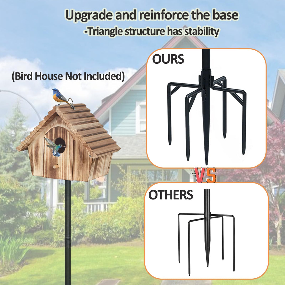 NEECONG top mounting platform keeps feeders secure and accessible