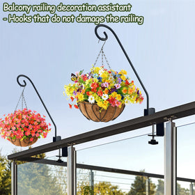 NEECONG two-pack deck hooks suit versatile outdoor displays.