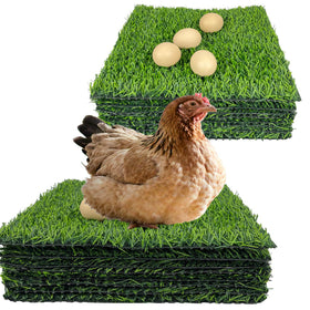 Neehows chicken nesting pads in a coop setup promote easier cleanup and cleaner eggs.