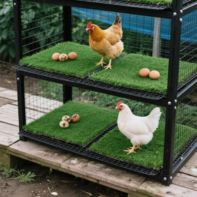 Neehows chicken nesting pads are washable to maintain coop hygiene.