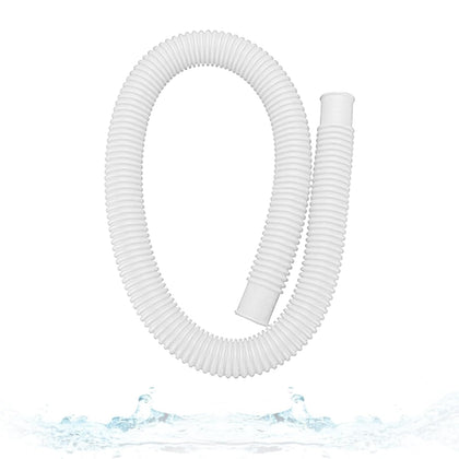 Nefemo 1.5-inch pool hose ready to connect to standard fittings for Intex, Coleman, and Summer Waves