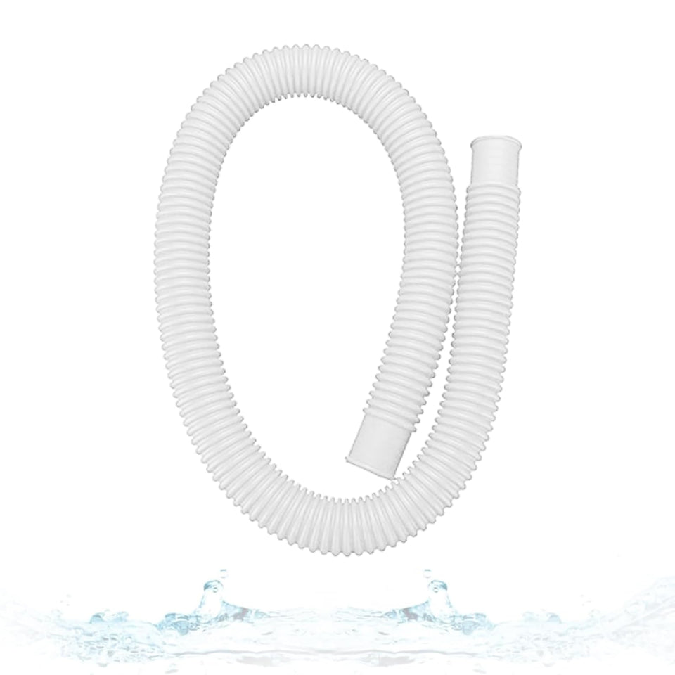Nefemo 1.5-inch pool hose ready to connect to standard fittings for Intex, Coleman, and Summer Waves
