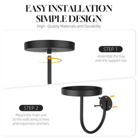 Neiteli quick-install brackets suitable for indoor vertical gardens.