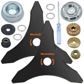 NeJesZoe 10-inch three-tooth blade for dense brush cutting