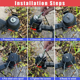 NeJesZoe 0.2 inch bore compatibility for cordless weed whackers