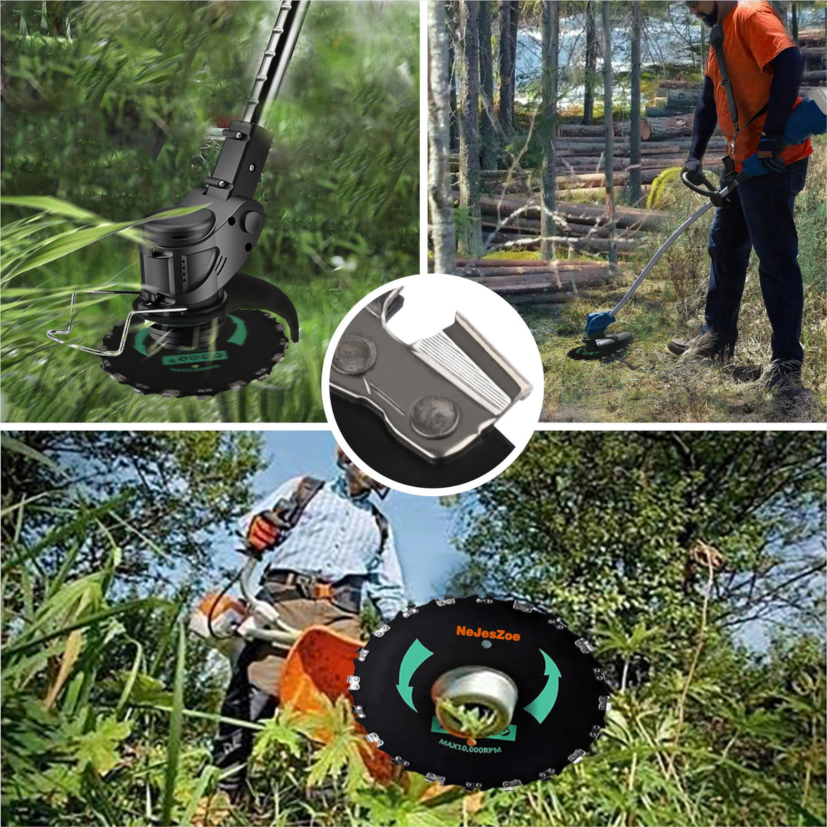 NeJesZoe brush cutter complete kit supports pruning and weed clearing tasks.