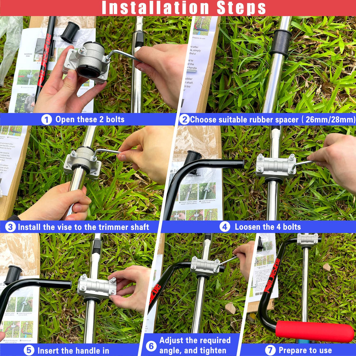 Ideal for lawn care and landscaping tasks with improved control