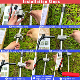 Ideal for lawn care and landscaping tasks with improved control
