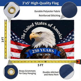 NENOWOND 3x5 flag highlighting durable outdoor construction