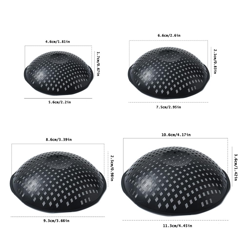 NentMent flowerpot spacer side view demonstrates sturdy hard plastic for durable use