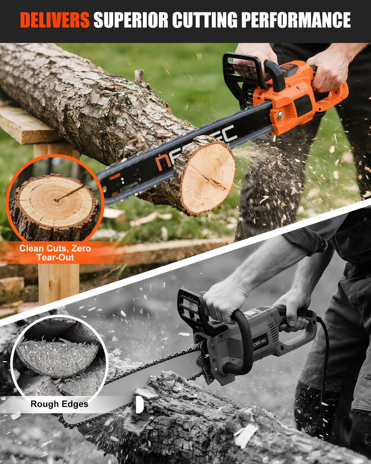 NEO-TEC 16-inch chain drive links indicate broad compatibility with major saws.