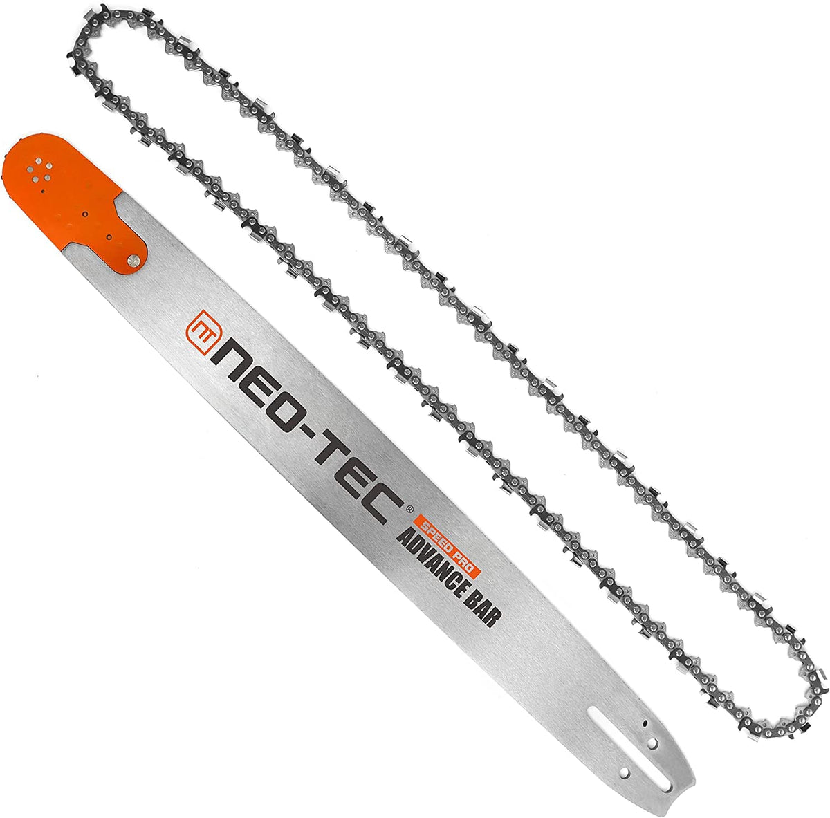 NEO-TEC 24 inch chainsaw bar and chain for efficient cutting