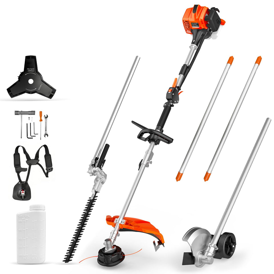 NEO-TEC 4-in-1 weed wacker kit for versatile yard work and easy storage