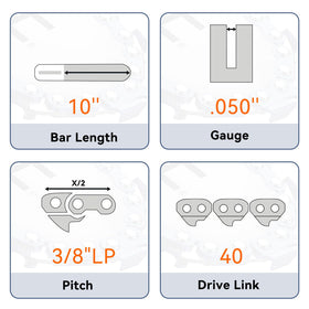 NEO-TEC front guard drive links help prevent binding on wood