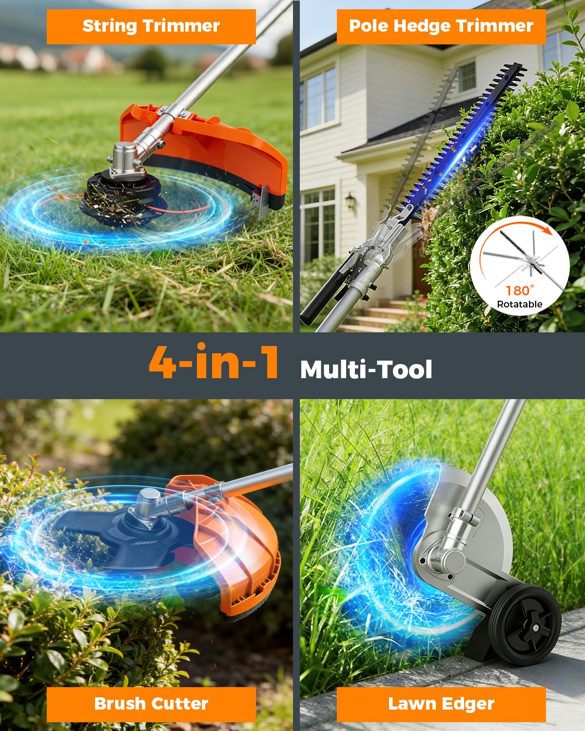 NEO-TEC wheeled edger for clean, precise border lines