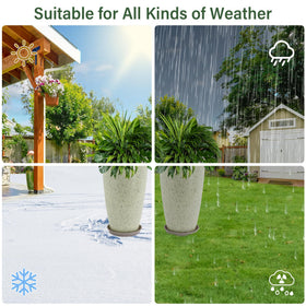 Neoaider 21-inch tall planter perfect for shrubs and taller herbs.