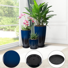 Neoaider ceramic-look plastic planter texture highlights premium lightweight appeal.