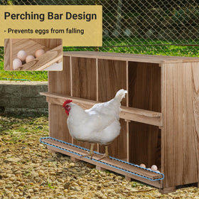 Neoaider nesting box with large space — accommodates multiple breeds.