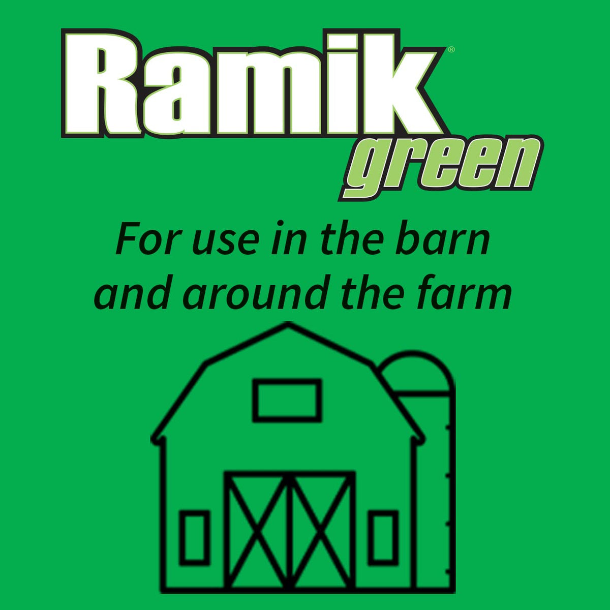 Neogen Ramik Green pellets designed for indoor and outdoor use near structures.