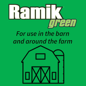 Neogen Ramik Green pellets designed for indoor and outdoor use near structures.