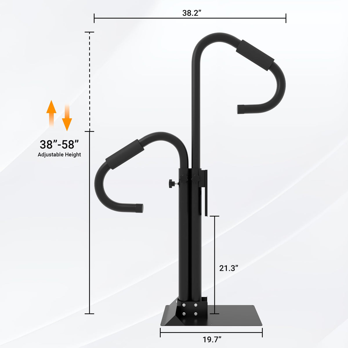 Neorexon hot tub handrail with 360-degree swivel enables flexible positioning