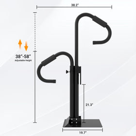 Neorexon hot tub handrail with 360-degree swivel enables flexible positioning