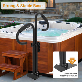 Neorexon movable base plate ensures secure attachment to the tub for safety