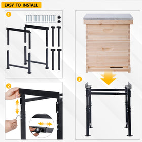 Neorexon stable base design prevents tipping on uneven ground.