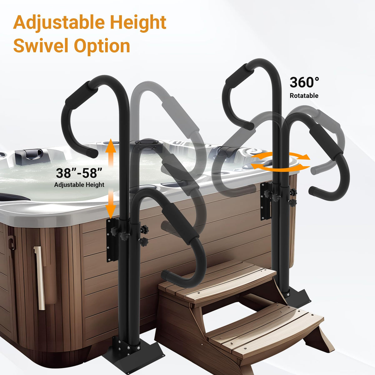 Neorexon under-spa base with sliding plate adds stable support