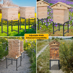 Neorexon ventilated hive stand promotes hive airflow and moisture control.