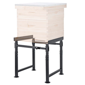 Neorexon weatherproof hive stand suited for outdoor apiaries.
