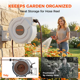 NEOTEC 180-degree swivel bracket enables wide watering coverage