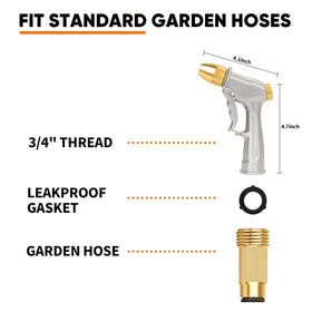 NEOTEC garden hose nozzle ergonomic soft grip reduces hand fatigue during long watering sessions