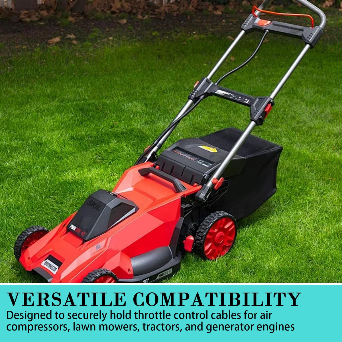 Neowah clamp's heavy-duty metal construction resists rust for outdoor durability.