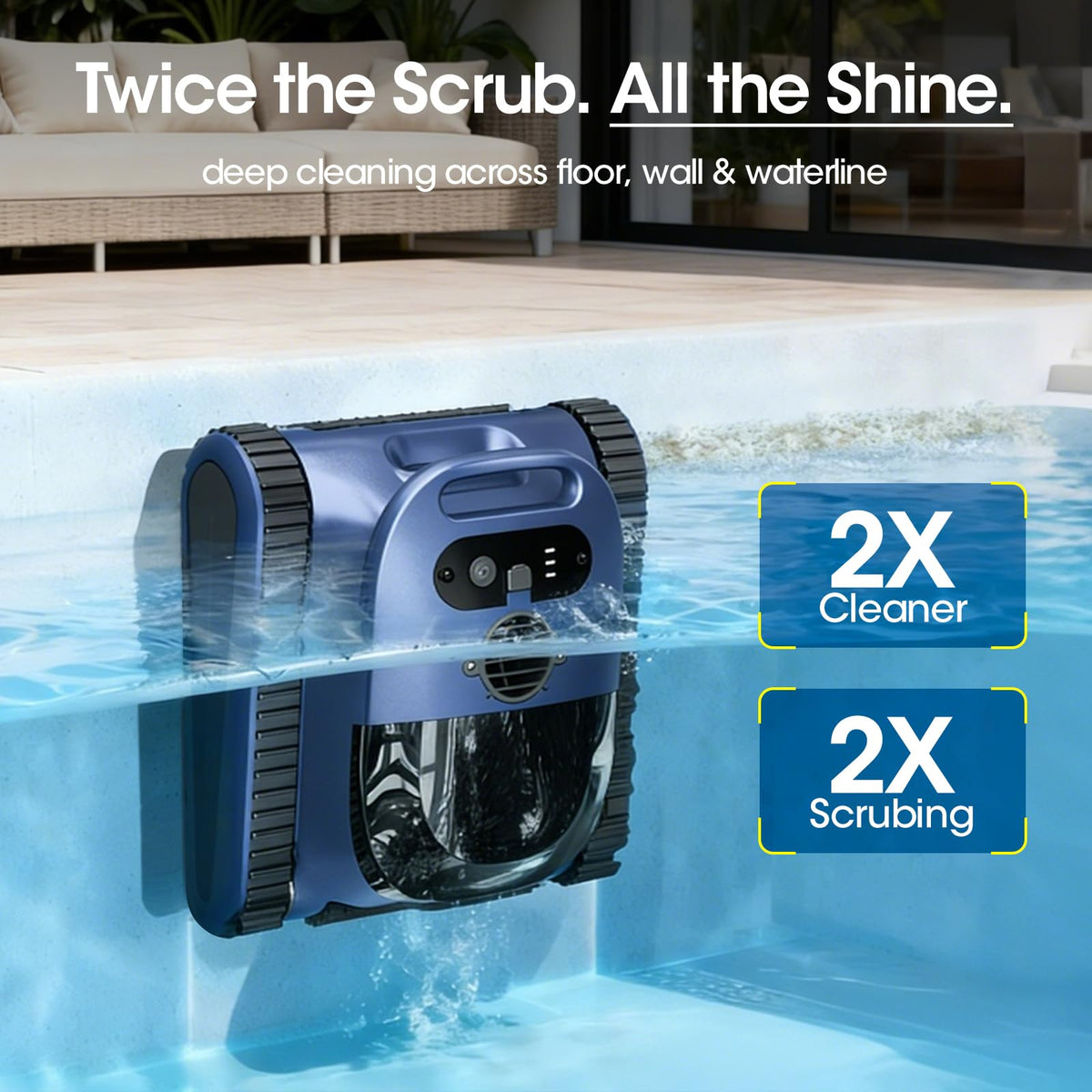 Nepturox SAT30 180W brushless motor delivers strong suction with quiet operation.