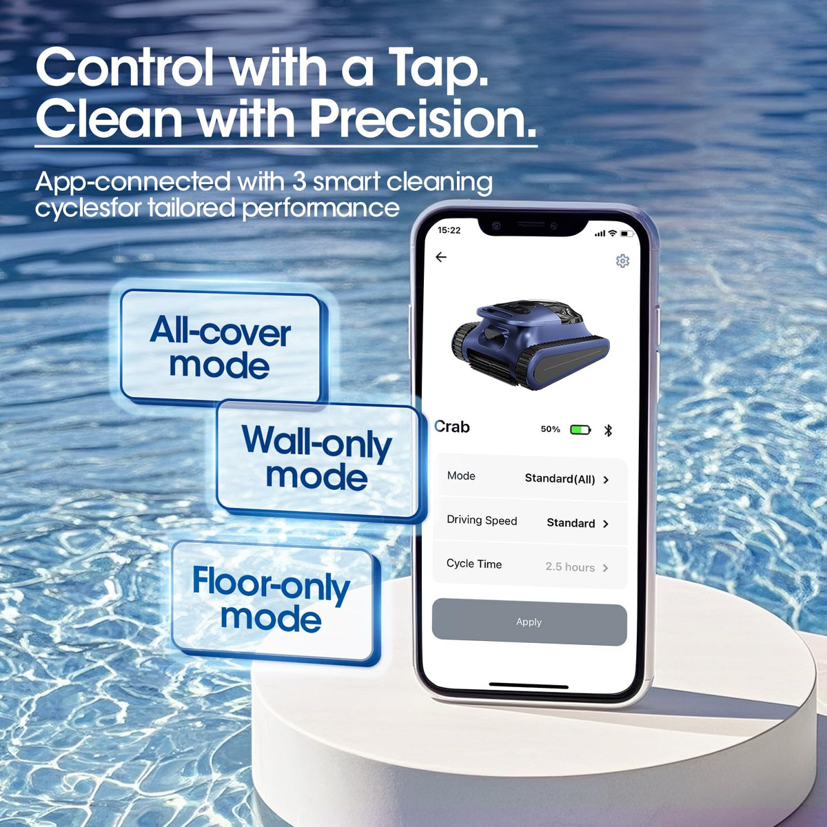 Nepturox SAT30 filtration system captures fine silt and larger debris efficiently.