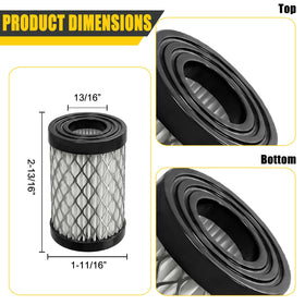 Nerans 33342 air filter for Tecumseh LEV115 ensures clean air and quick replacement.