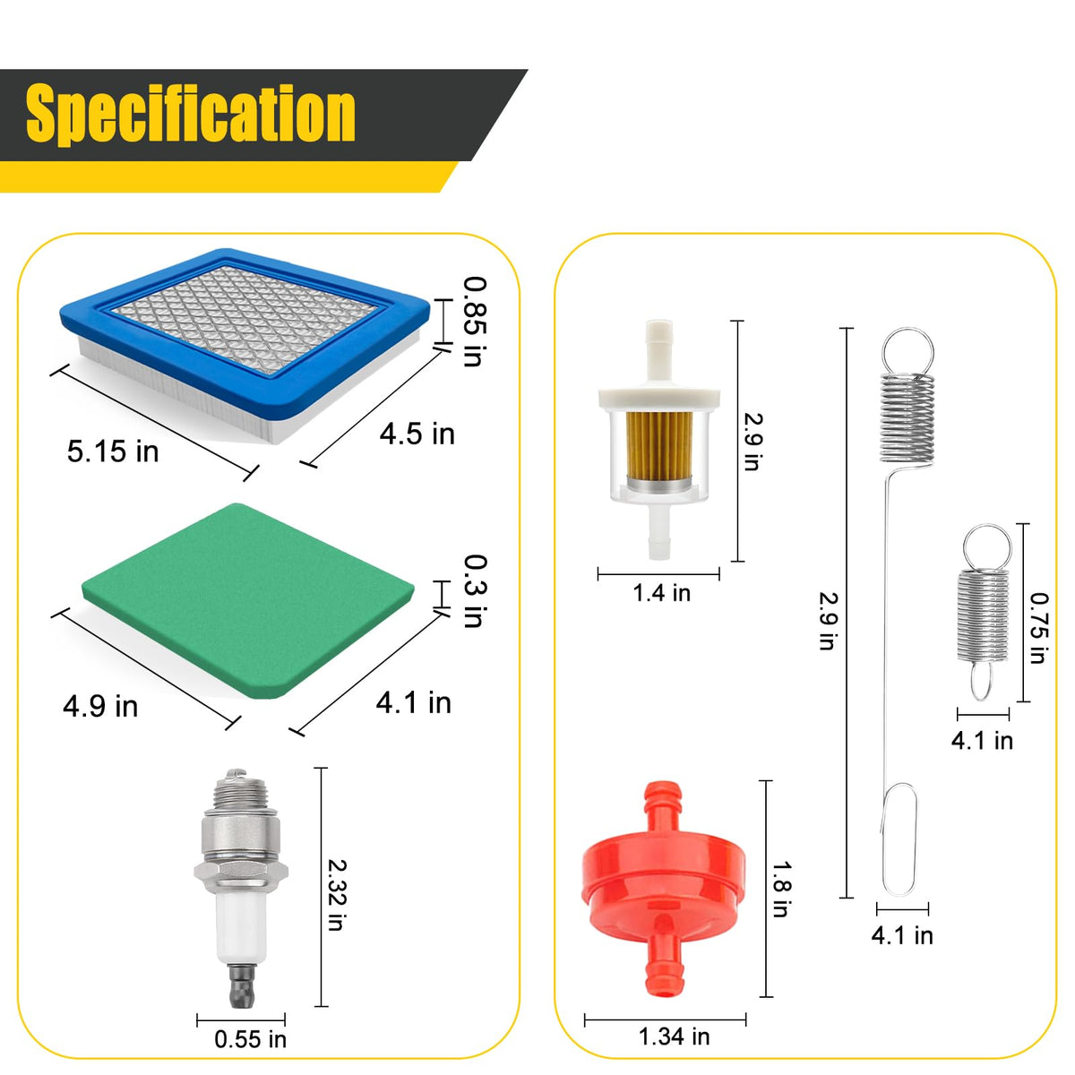 Nerans 491588S pre-filter 1 captures larger debris for longer filter life.