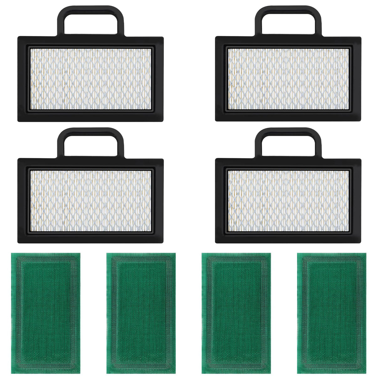 Nerans 4Pack air filter box for Briggs Stratton engines, easy maintenance.