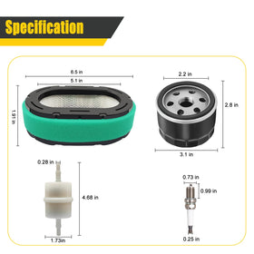 Nerans air filter kit installed on a mower for tool-free replacement.